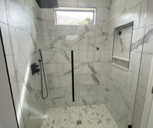 tampa shower remodel