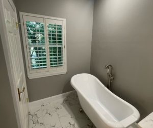 South Tampa Bathroom Remodel clawfoot tub