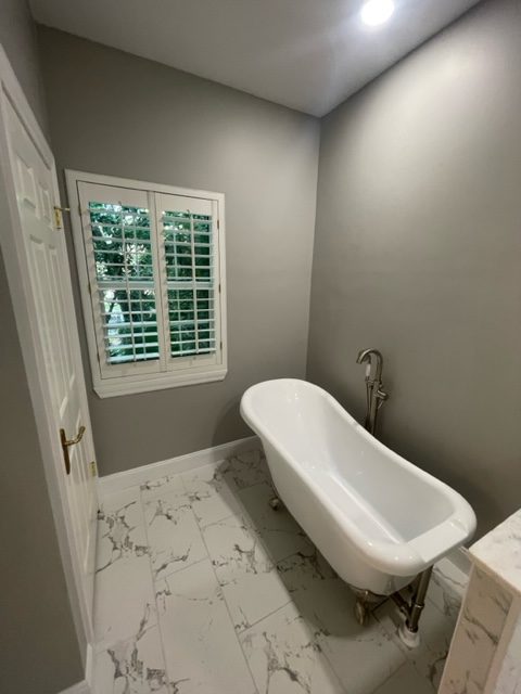South Tampa Bathroom Remodel clawfoot tub
